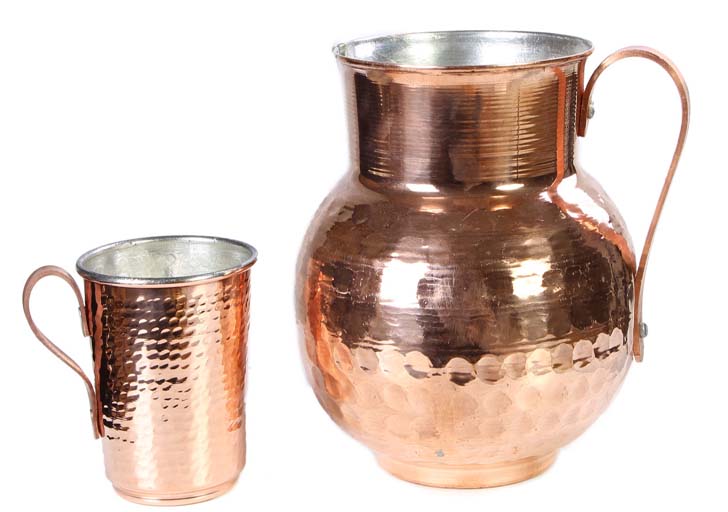 پارچ مسی چکشی
