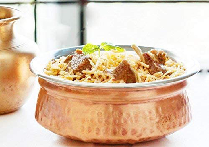 ظروف غذای مسی