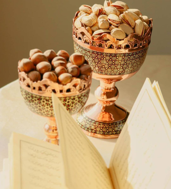 خاتم کاری روی مس