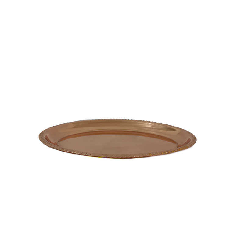 سینی چای مسی عمده تک نفره