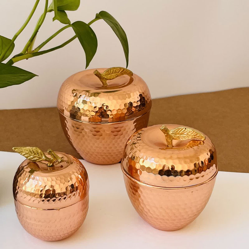 پک هدیه سازمانی سیب مسی از صنایع دستی