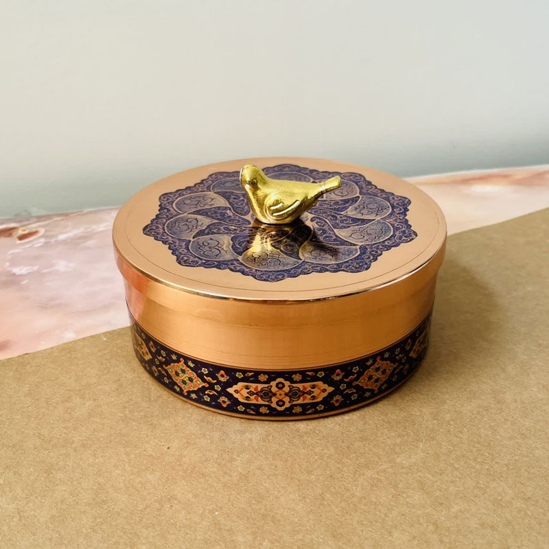 شکلات خوری مسی نقش دار عمده با قیمت ارزان