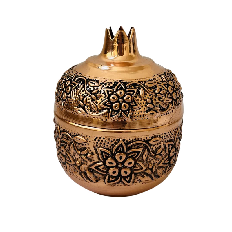 قندان انار مسی قلم زنی عمده