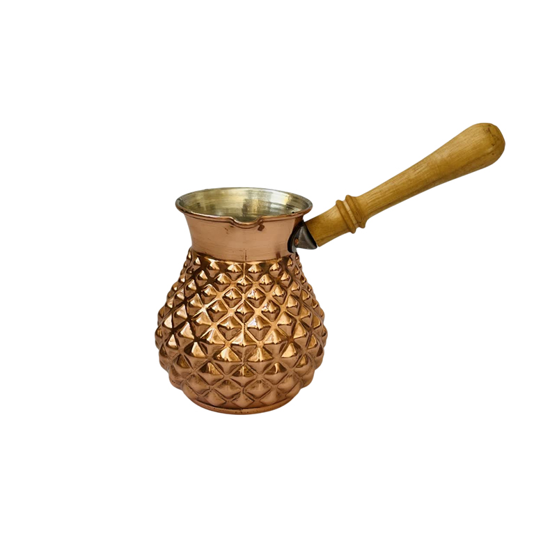 قهوه جوش مسی گرد سه بعدی